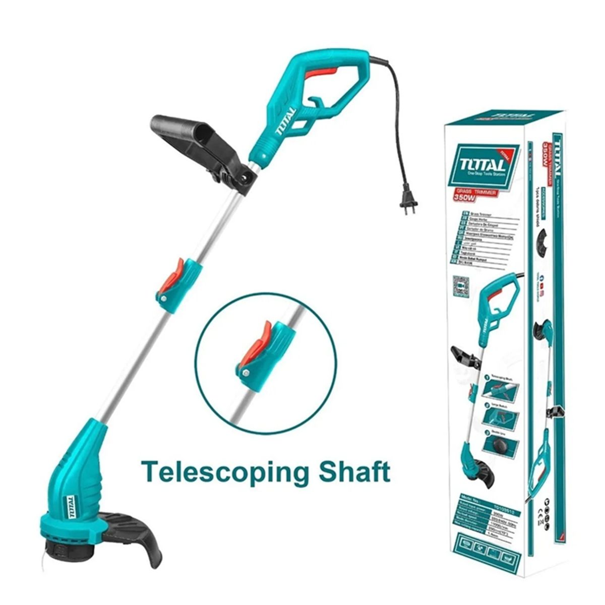 TOTAL TOOLS - Orilladora De Pasto Electrica 350w Cmango Telescópico