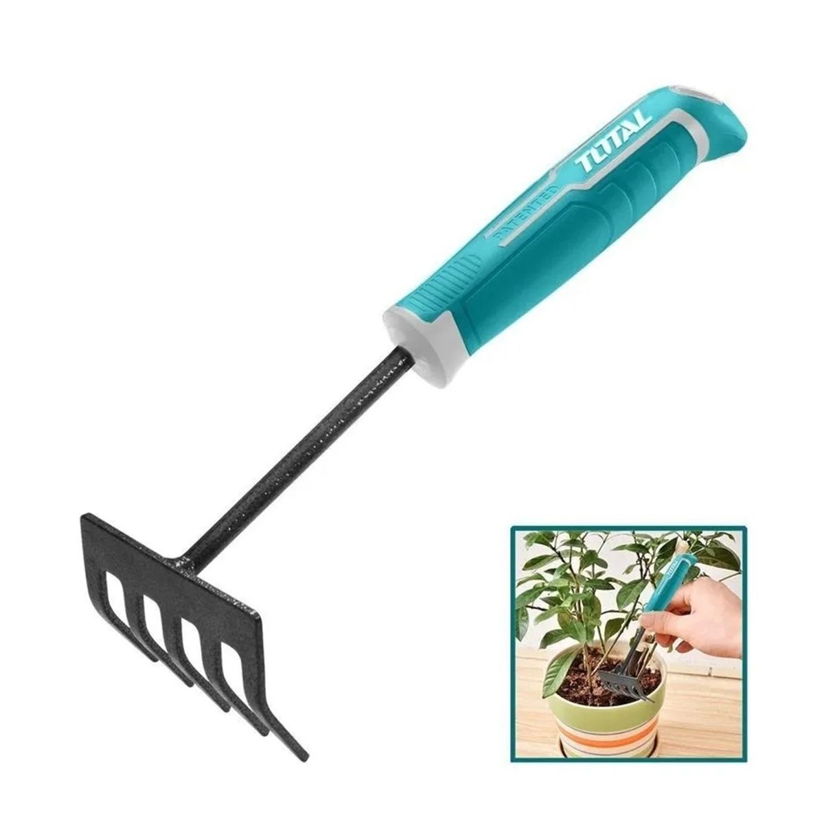 TOTAL TOOLS - Azadilla Combinada De Jardin