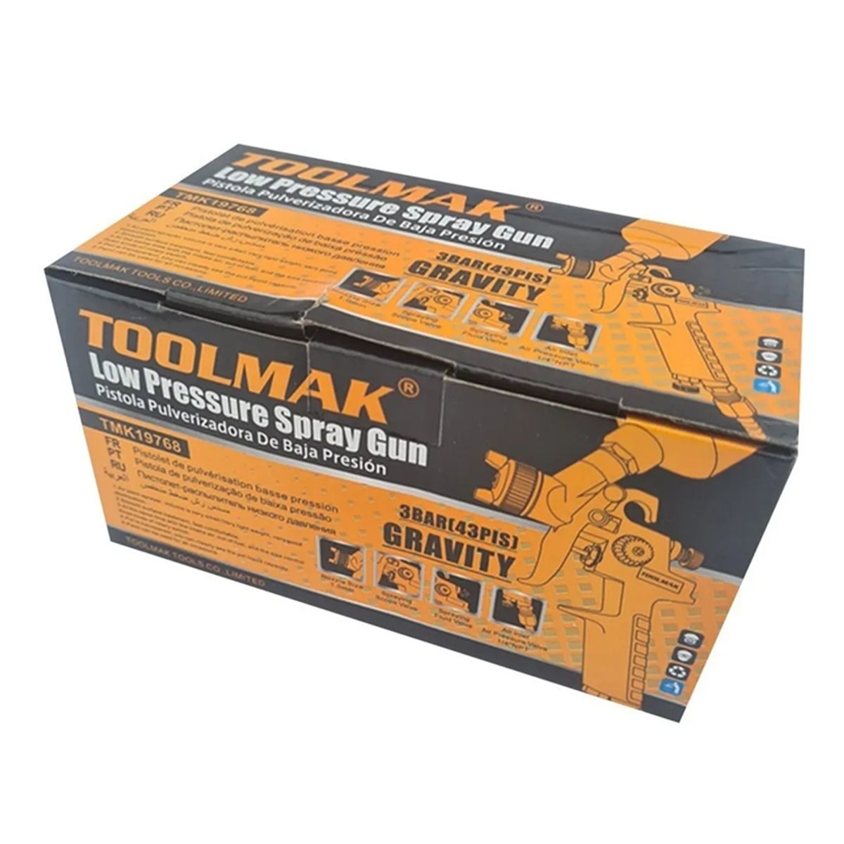 GENERICO - Pistola De Pintura De Aire Hvlp 10mm 150cc Tmk19768