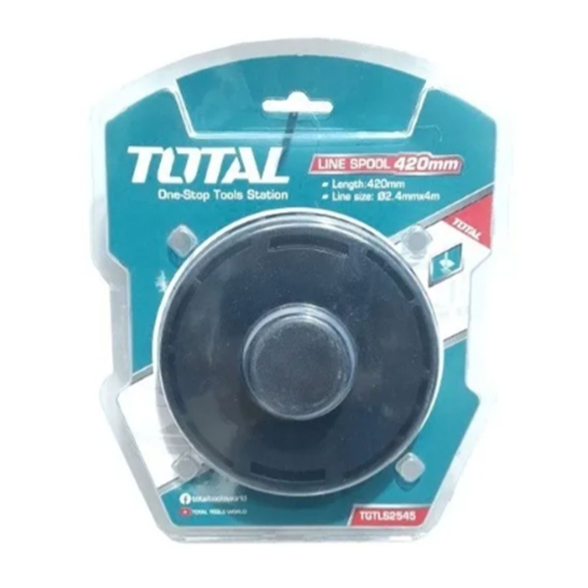 TOTAL TOOLS - Trimer Cabezal Porta Nylon Orilladora