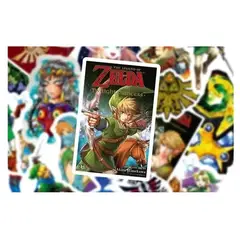 GARSIL - 50 Stickers Zelda - Etiquetas Autoadhesivas - S242
