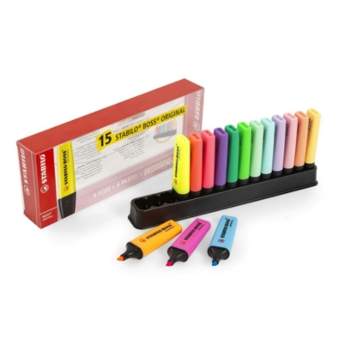 STABILO - 15 Destacadores Stabilo Boss Neon