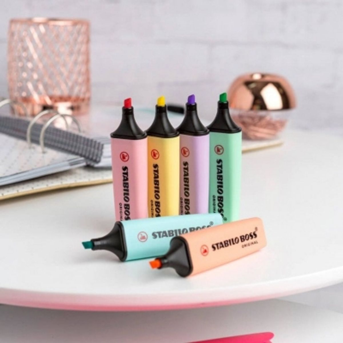 STABILO - Set 6 Destacadores Stabilo Boss Colores Pastel