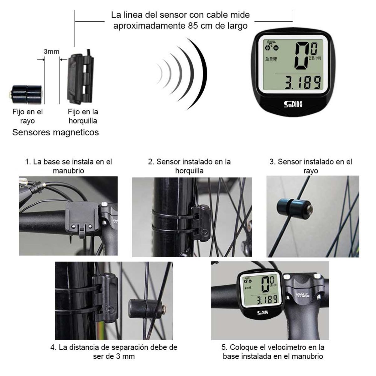 DEFENSOR FOREVER - Velocímetro Para Bicicleta