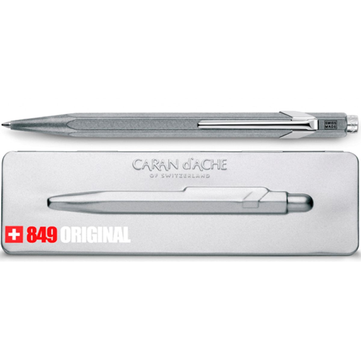 CARAN D'ACHE - Bolígrafo Caran d Ache 849 Plateado