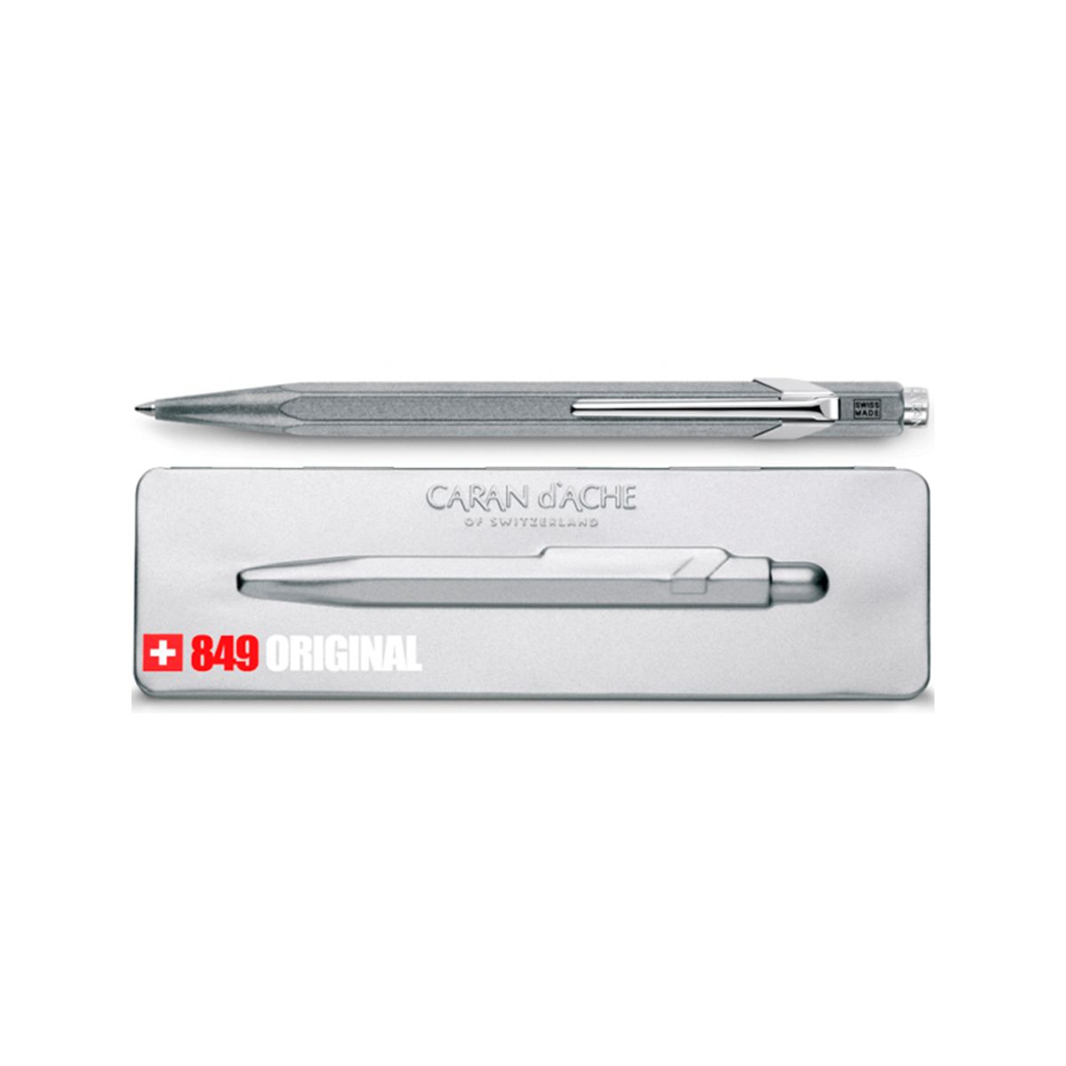 CARAN D'ACHE - Bolígrafo Caran d Ache 849 Plateado