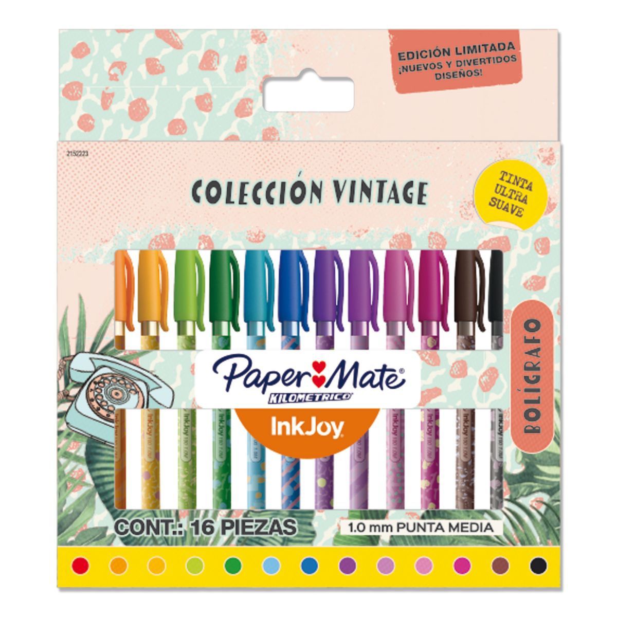 PAPER MATE - Bolígrafo Inkjoy Paper Mate Colección Vintage Surtidos x16