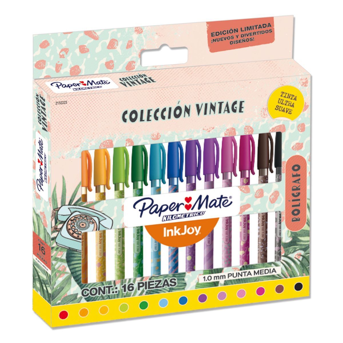 PAPER MATE - Bolígrafo Inkjoy Paper Mate Colección Vintage Surtidos x16