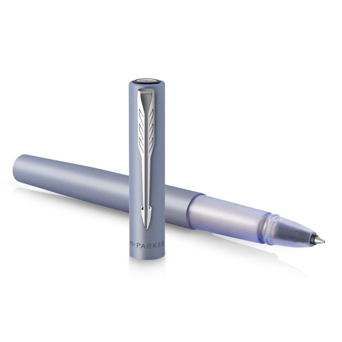 PARKER - Boligrafo Roller Parker Vector XL Azul Plateado