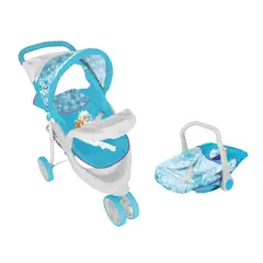 DISNEY - Coche de Juguete para Muñeca Jogger + Silla Frozen