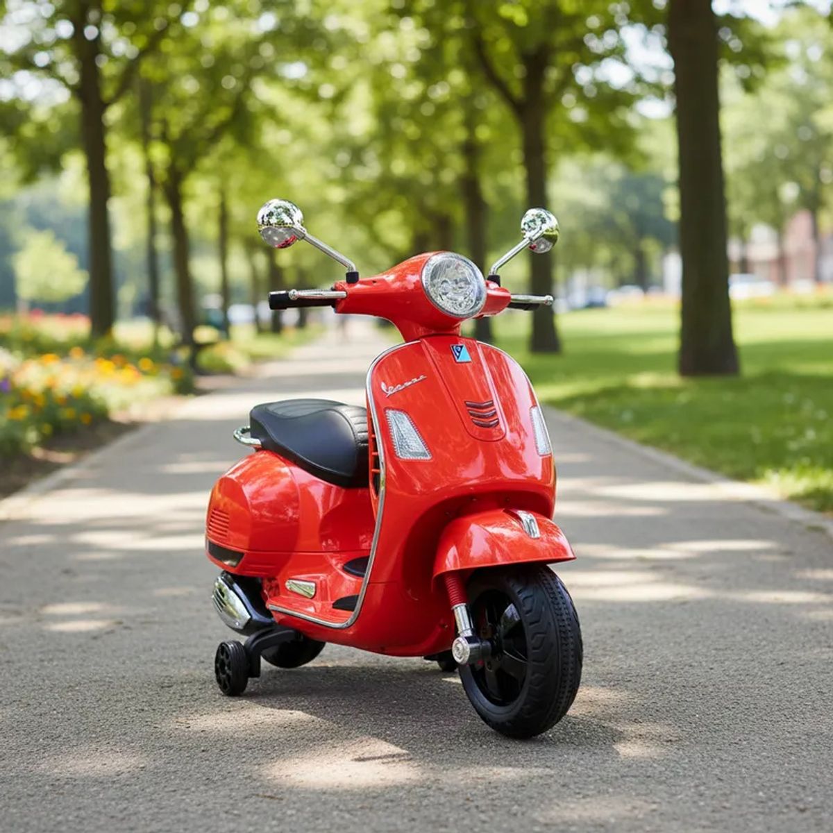 BEBESIT - Moto a Batería Scooter II Roja Bebesit