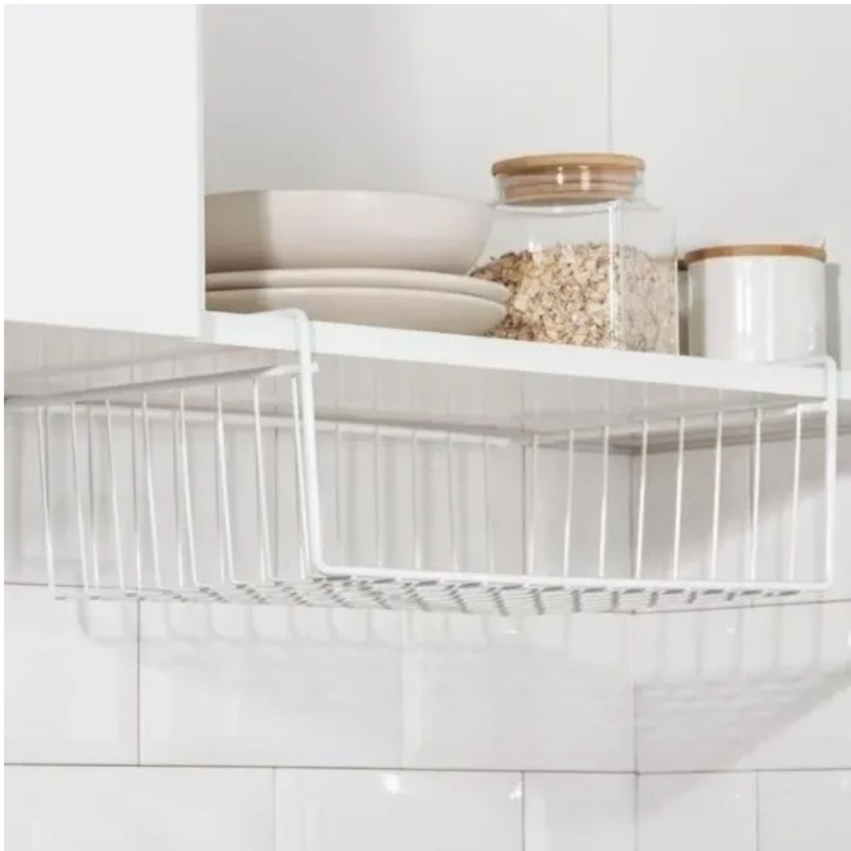 GENERICO - Canasto Estante Organizador Colgante Multiuso Repisa Armario