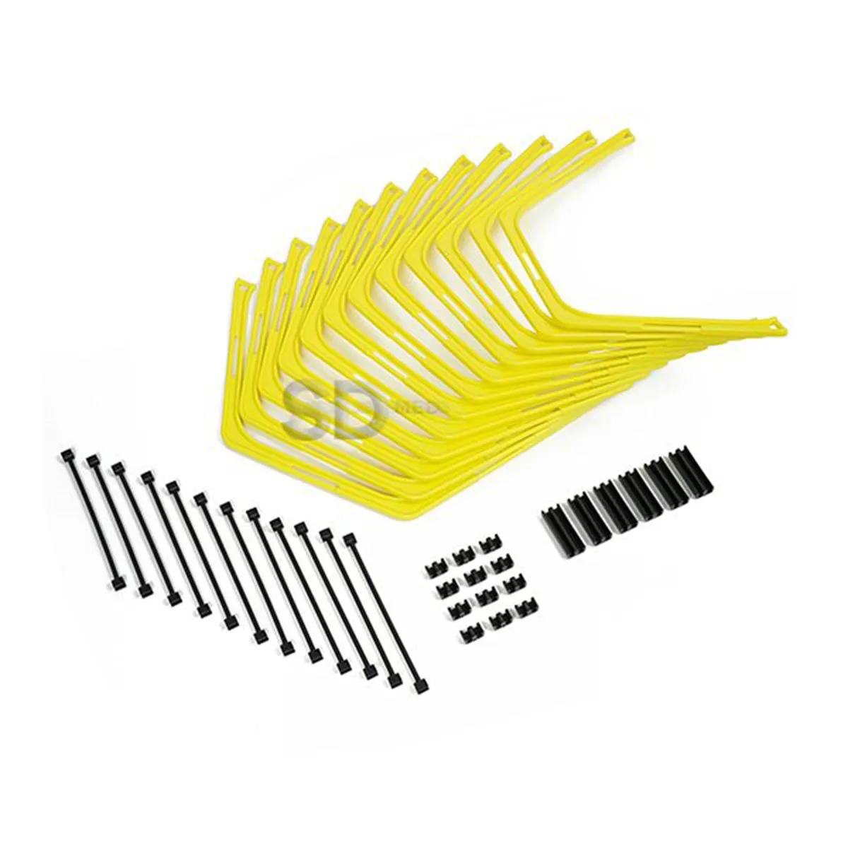 SDFIT - Pack 6x Valla de agilidad multifunción Grid 2 en 1 – MK-8326