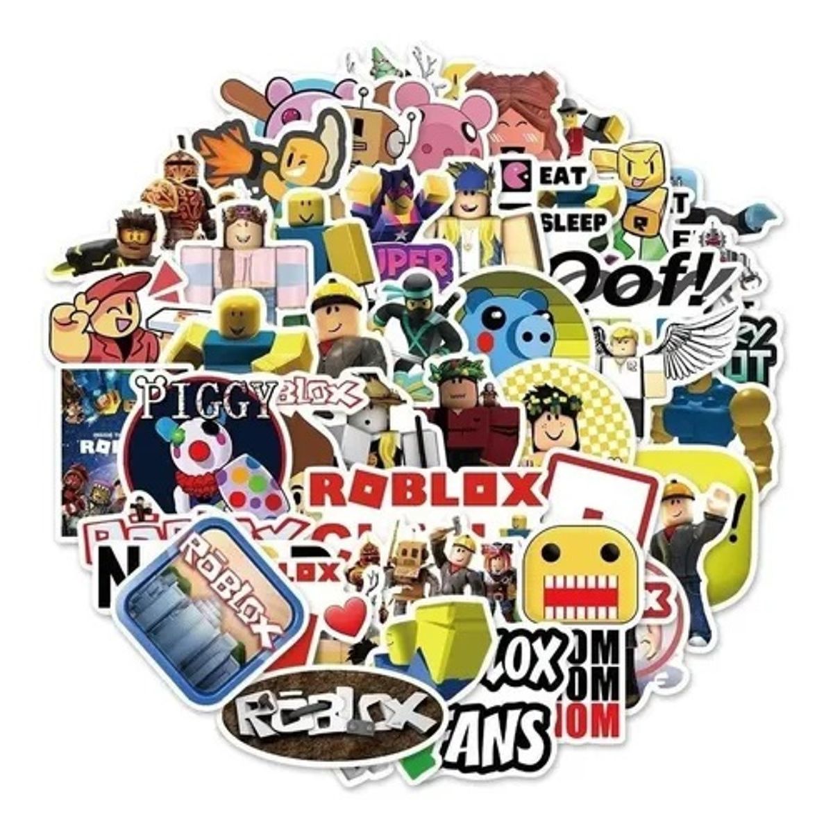 GARSIL - 50 Stickers Roblox - Etiquetas Autoadhesivas