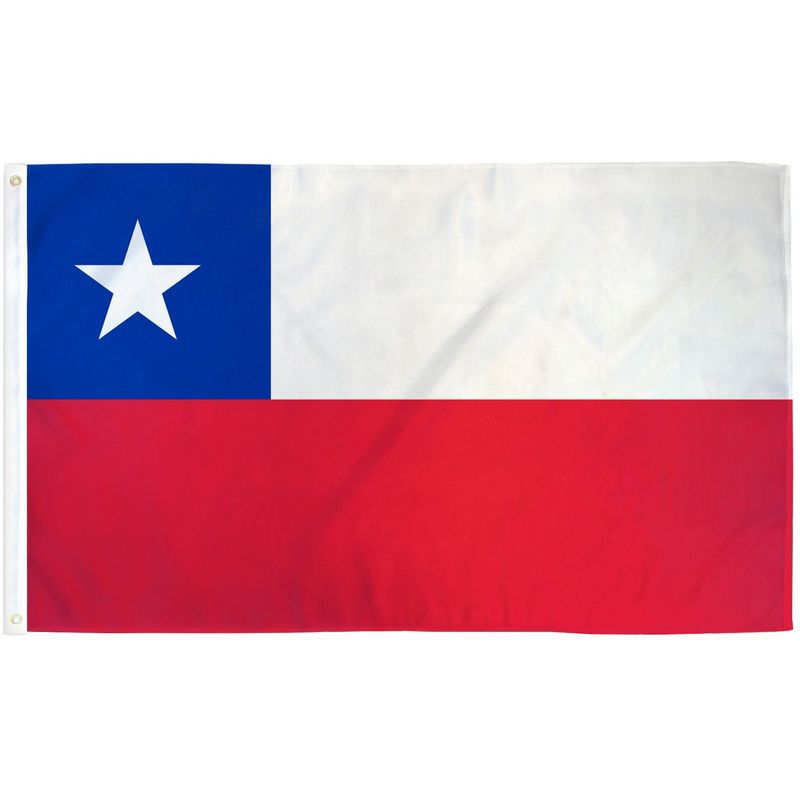 GENERICO - Bandera de Chile  de 90cm x 60cm