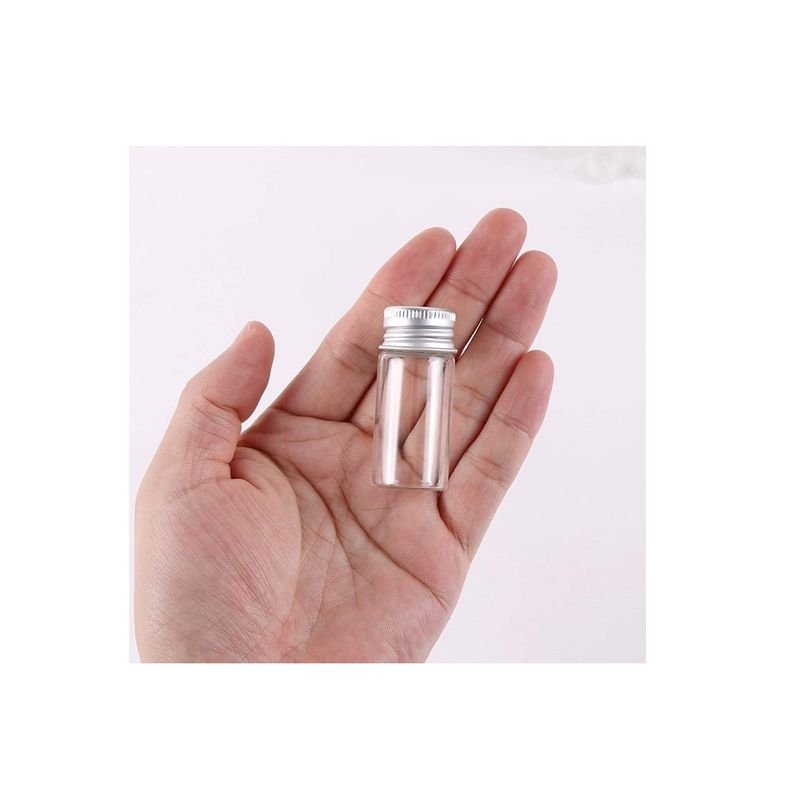 GENERICO - 12 Frascos Vidrio 22x40 mm Tapa Rosca 7 ml