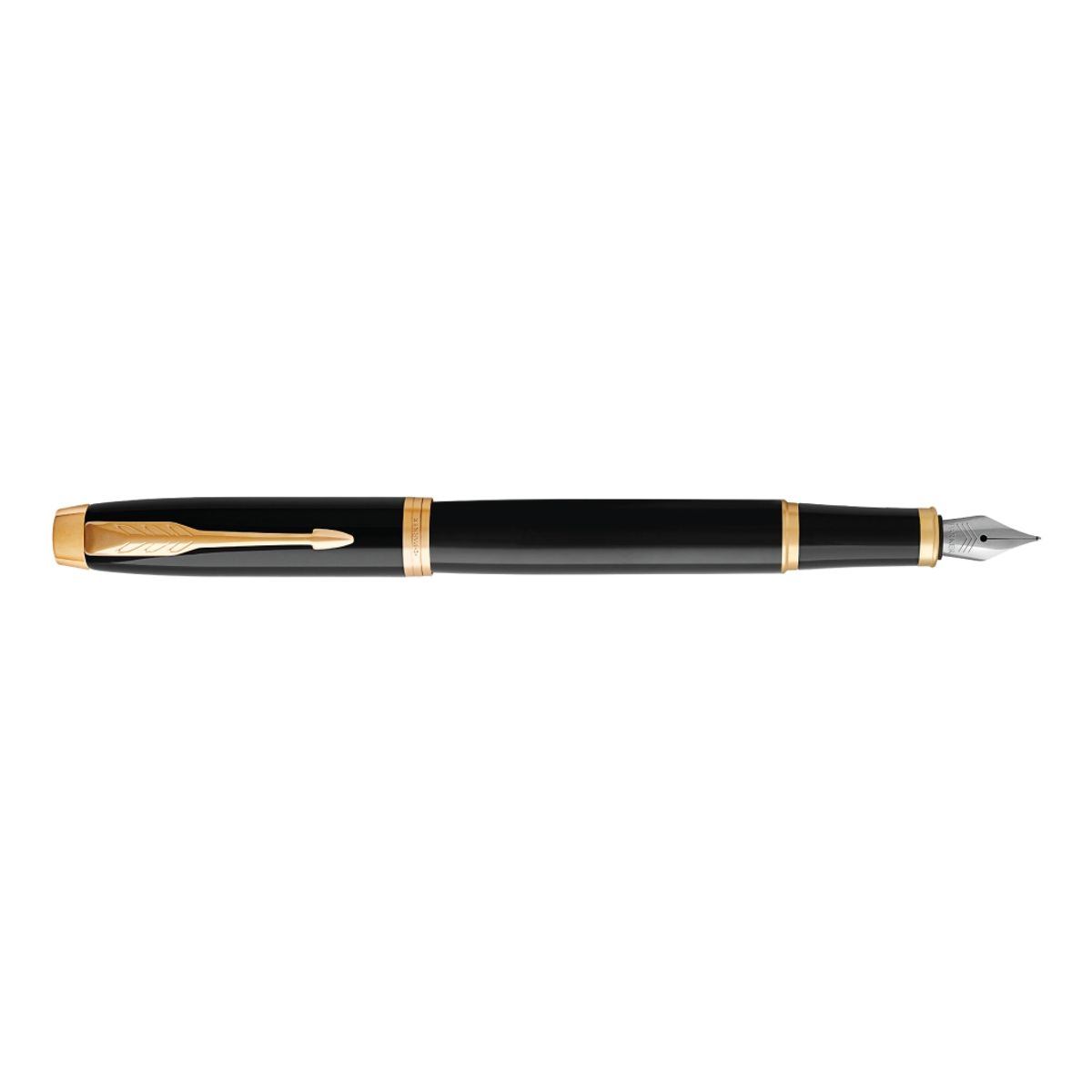 PARKER - Pluma Fuente Parker IM Negro Con Terminaciones Doradas