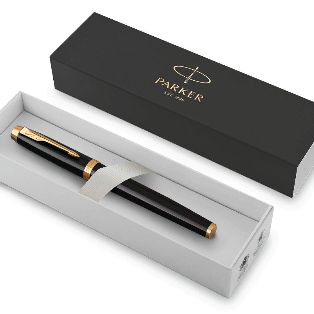 PARKER - Pluma Fuente Parker IM Negro Con Terminaciones Doradas