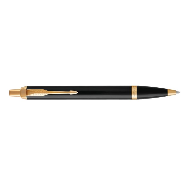 PARKER - Boligrafo Parker IM Negro con Terminaciones Doradas