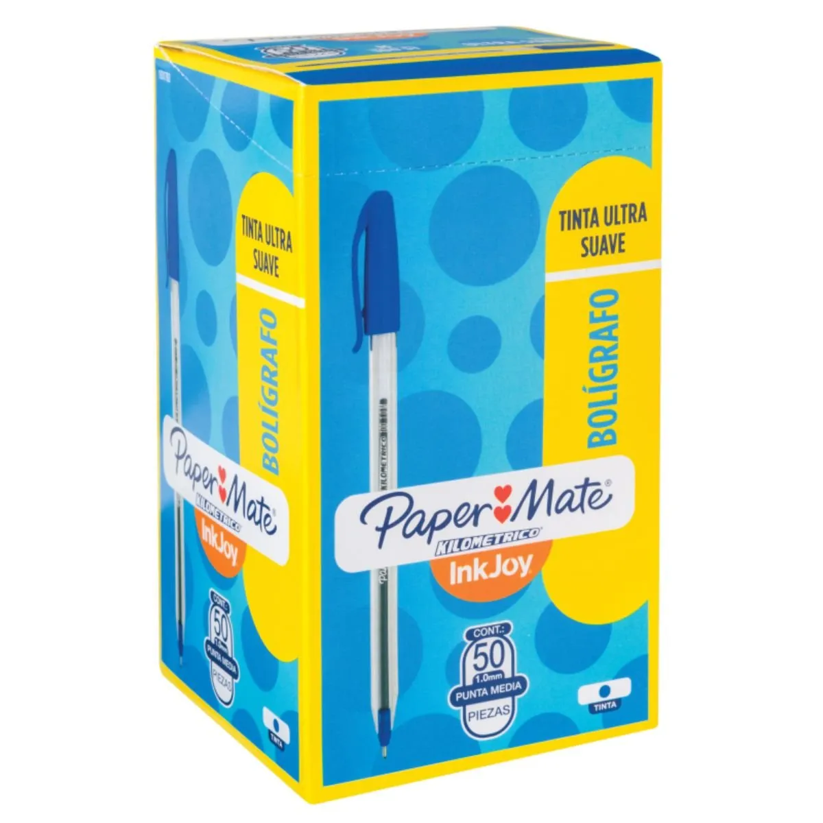 PAPER MATE - Boligrafo Inkjoy 100St Paper Mate Azul Caja x50