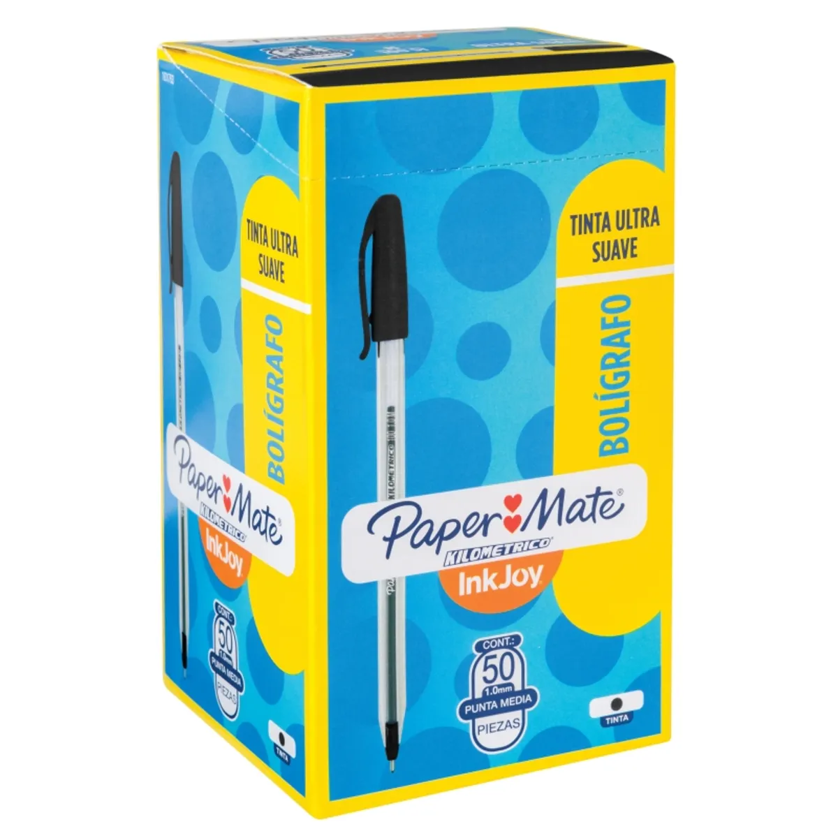 PAPER MATE - Boligrafo Inkjoy 100St Paper Mate Negro Caja x50
