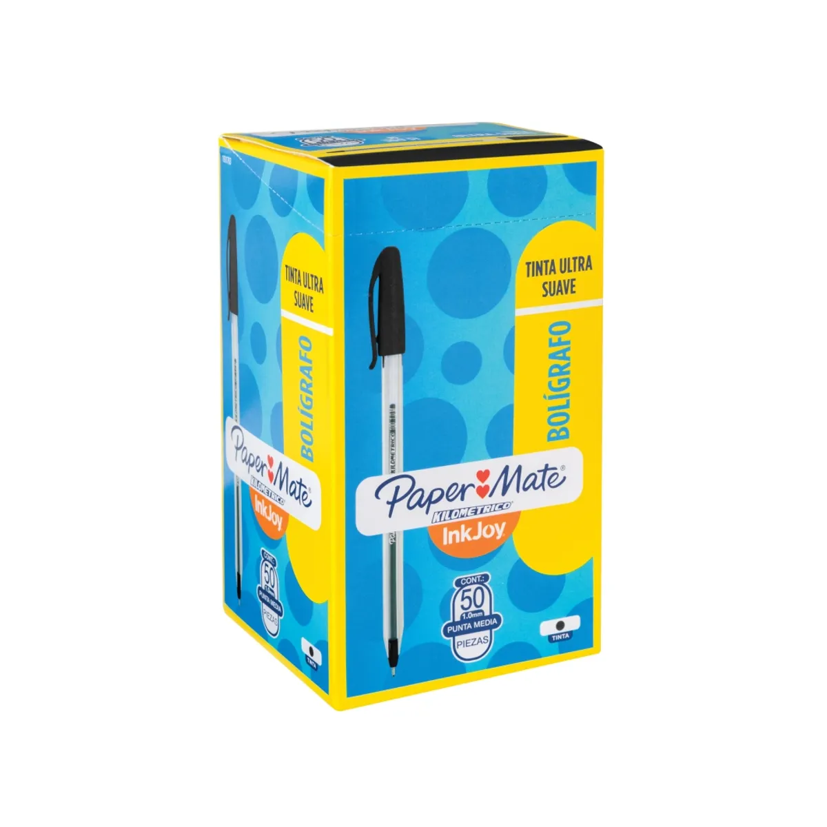 PAPER MATE - Boligrafo Inkjoy 100St Paper Mate Negro Caja x50