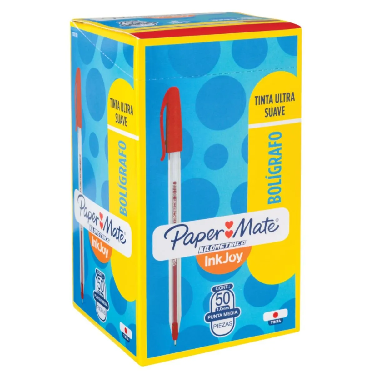 PAPER MATE - Boligrafo Inkjoy 100St Paper Mate Rojo Caja x50
