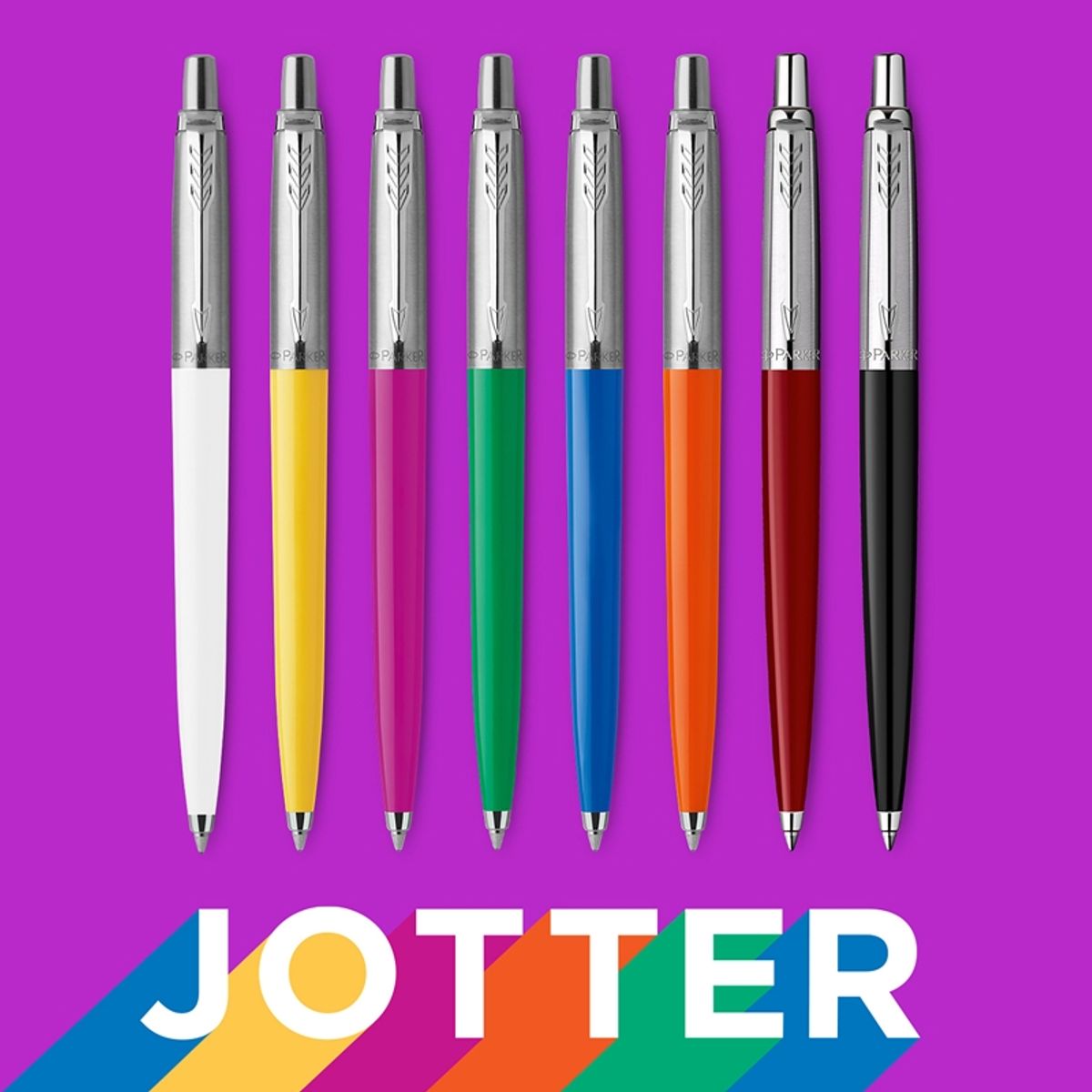 PARKER - Boligrafo Parker Jotter Originals Rectractil Blanco