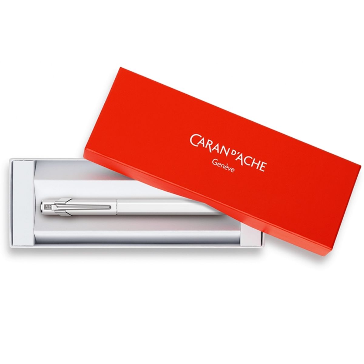 CARAN D'ACHE - Pluma Metalica Caran d Ache 849 Blanca