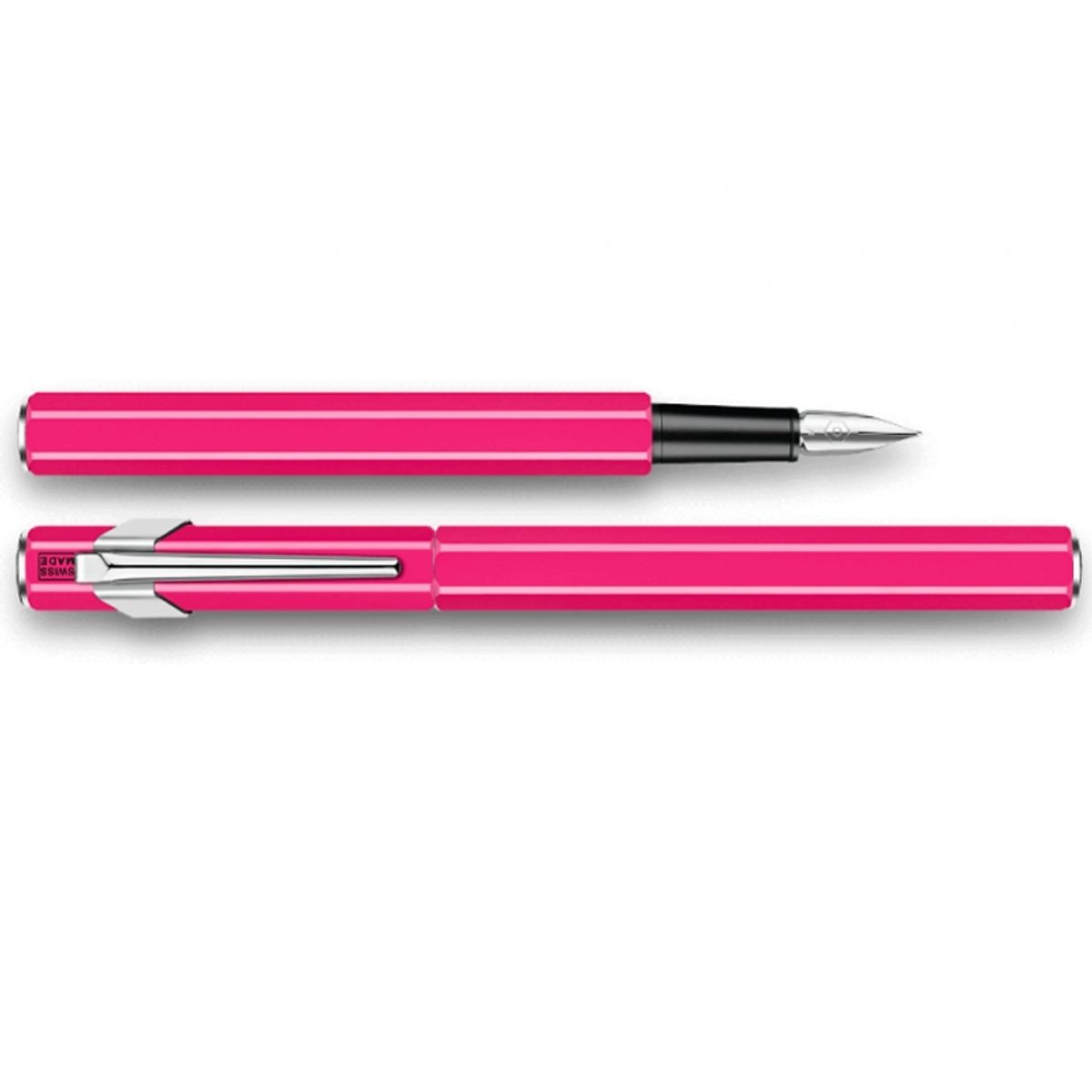 CARAN D'ACHE - Pluma Metalica Caran d Ache 849 Rosa Fluor