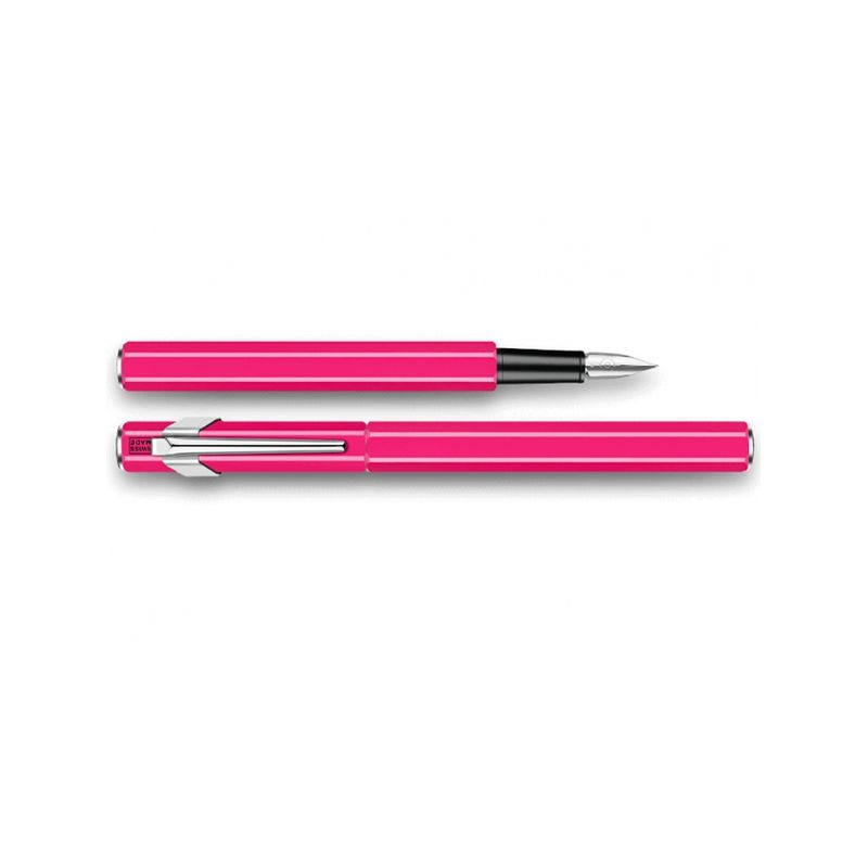 CARAN D'ACHE - Pluma Metalica Caran d Ache 849 Rosa Fluor