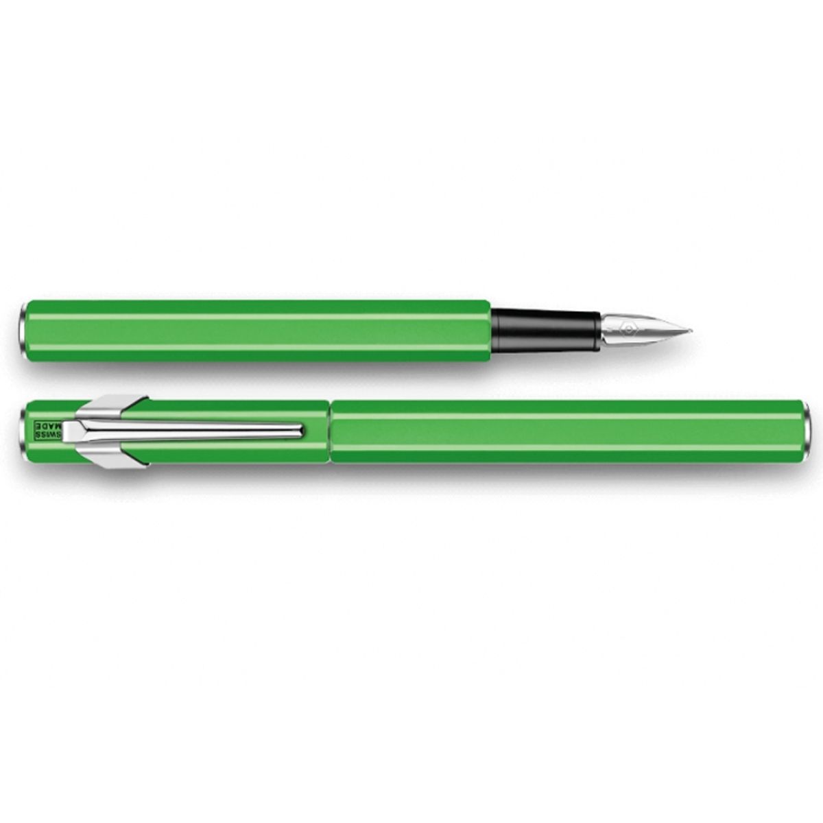 CARAN D'ACHE - Pluma Metalica Caran d Ache 849 Verde Fluor
