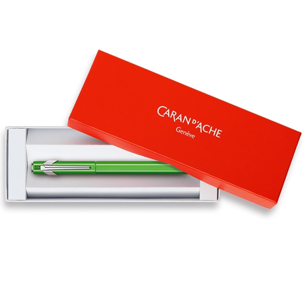 CARAN D'ACHE - Pluma Metalica Caran d Ache 849 Verde Fluor