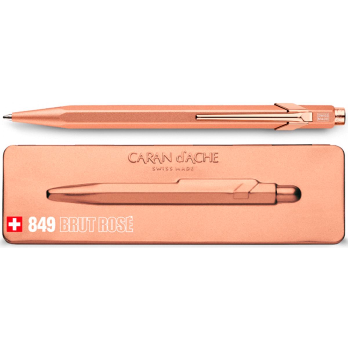 CARAN D'ACHE - Bolígrafo Caran d Ache 849 Cobre Brut Rose