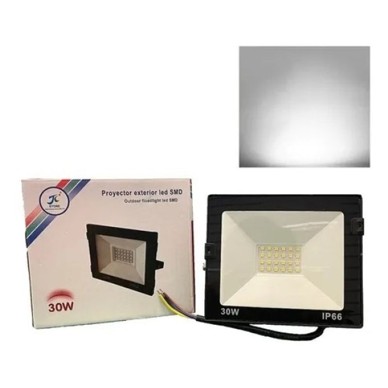 GENERICO - Foco Proyector Led Plano Reflector Multiled 30w Exterior / 003151