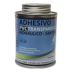 MPROPIA - Adhesivo Pegamento Tuberías PVC 237cc Transparente Con Aplicador