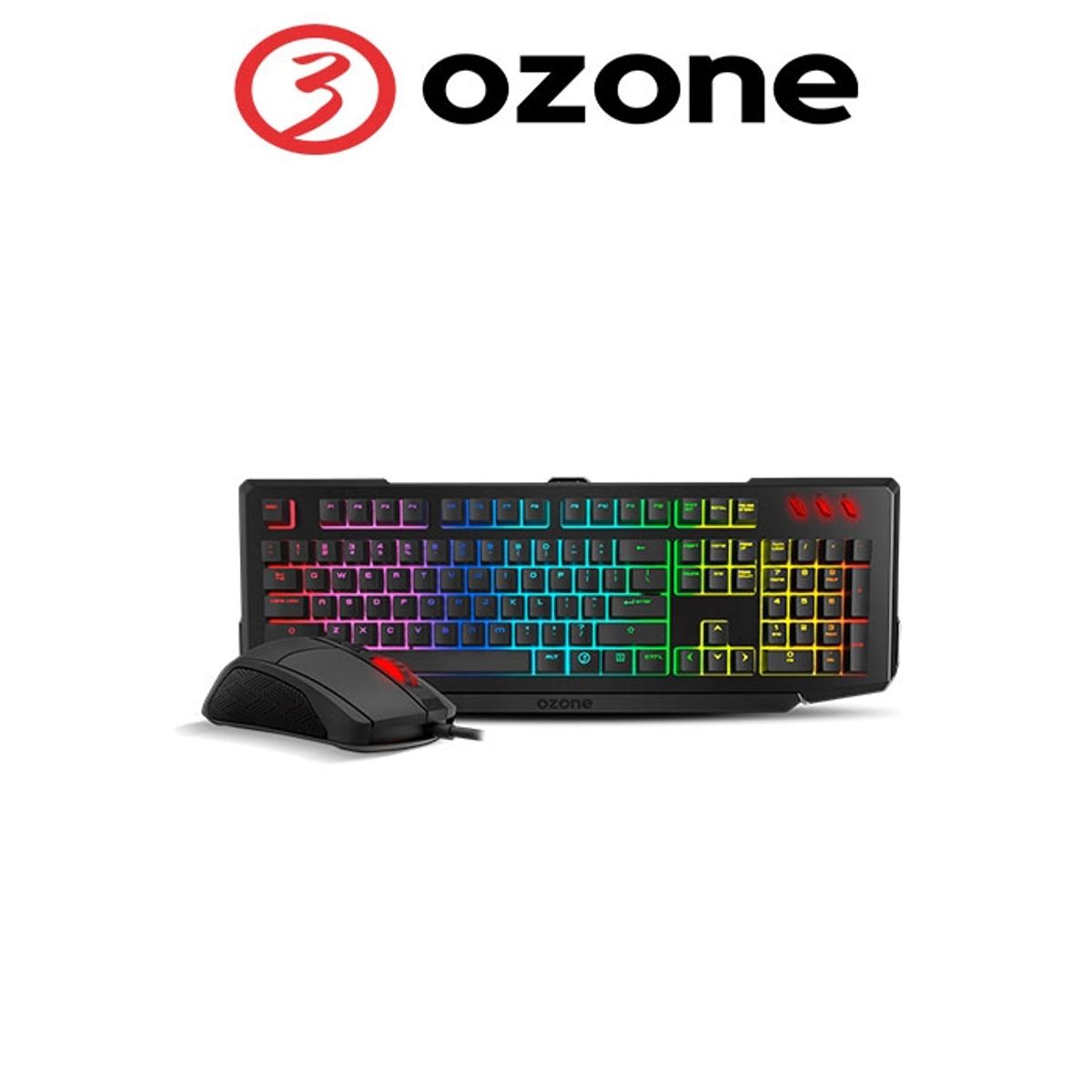 OZONE - Teclado Ozone Double Tap mouse y teclado ESPAÑOL