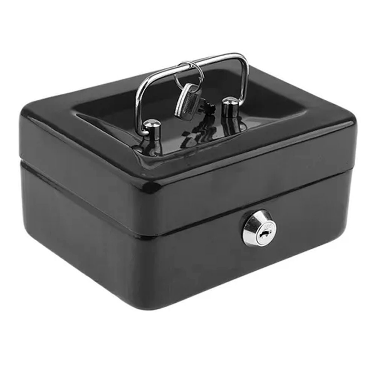 ESHOPANGIE - Caja Fuerte Metálica Para Dinero Seguridad 200mm Negro
