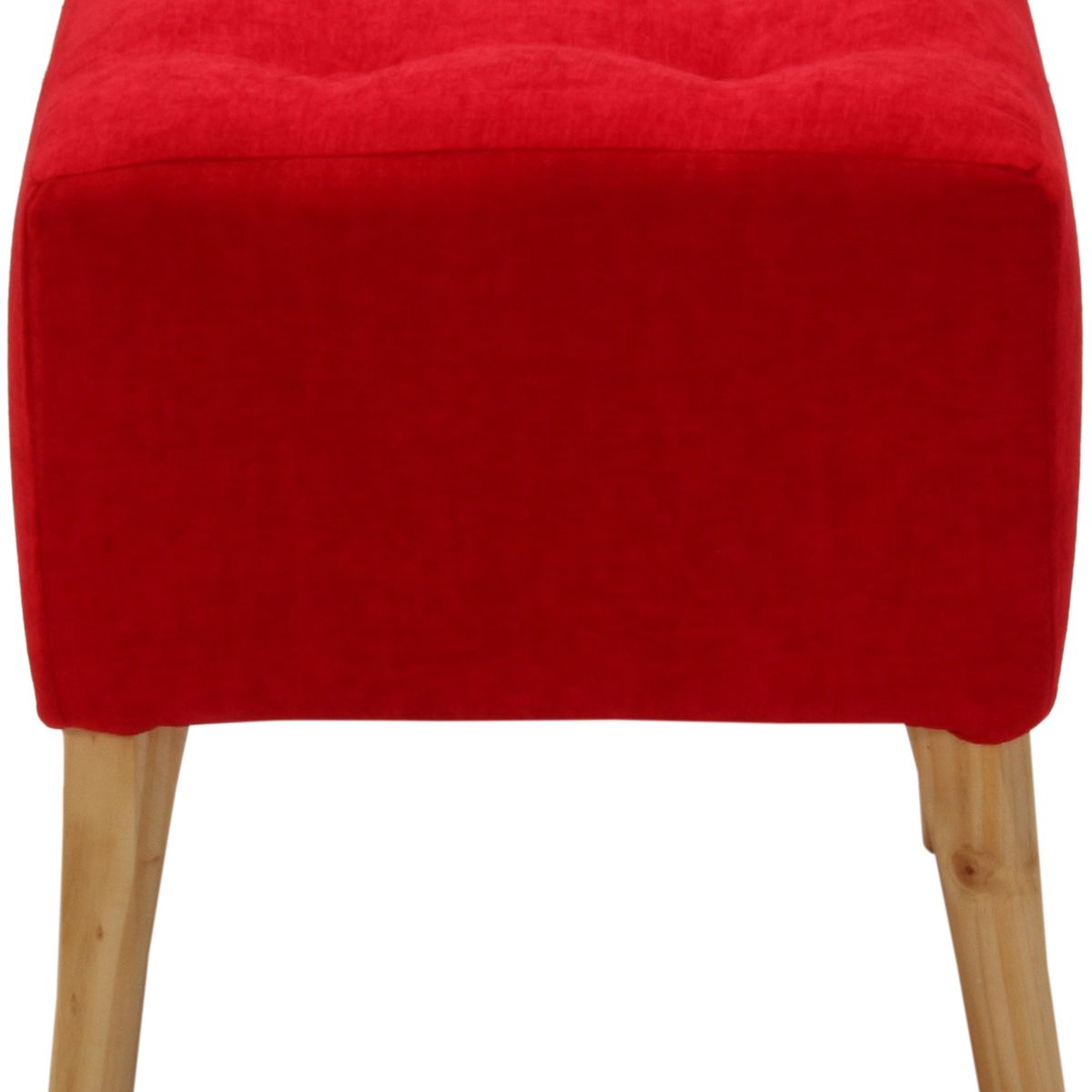 GENERICO - Pouf Alemania Rojo Amalfi 42x42x43 cm Máxima Design
