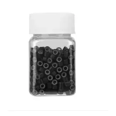 GENERICO - 500 Microring Para Extension De Cabello NEGRO