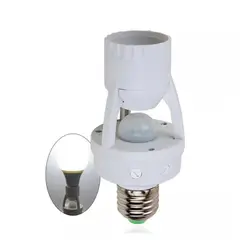 GENERICO - Base Para Ampolleta Con Sensor De Movimiento Automático regulador