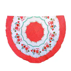 GENERICO - MANTEL DE TELA PARA MESA REDONDA TOP LAVABLE 1.8 MT PAJARITOS