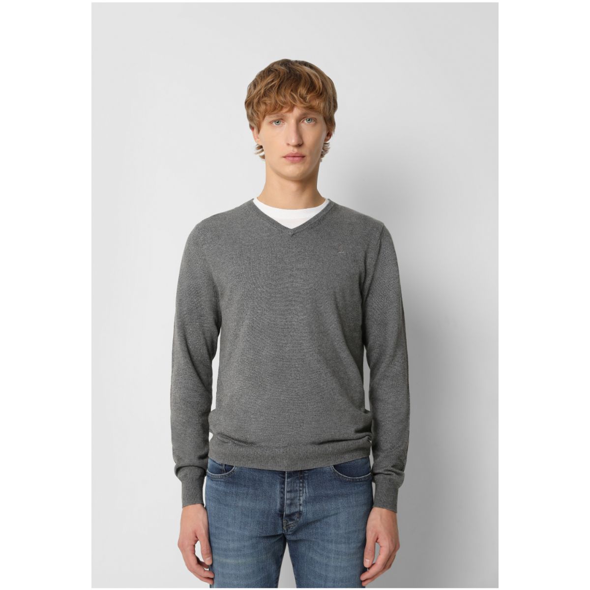 SCALPERS - Sweater Cuello En V Grey