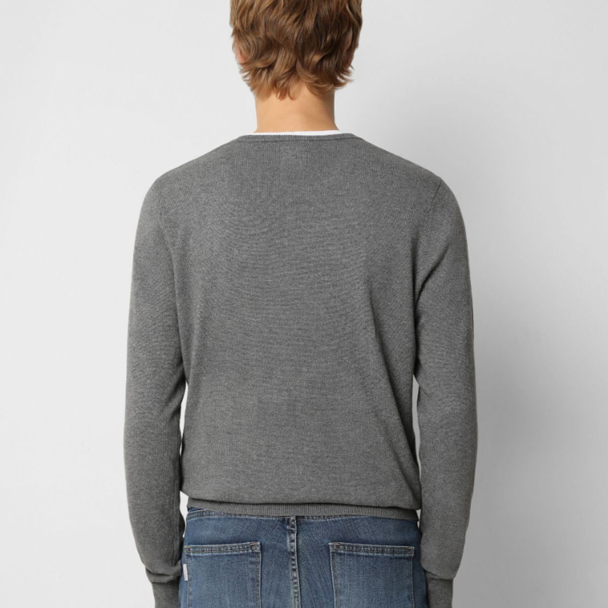 SCALPERS - Sweater Cuello En V Grey