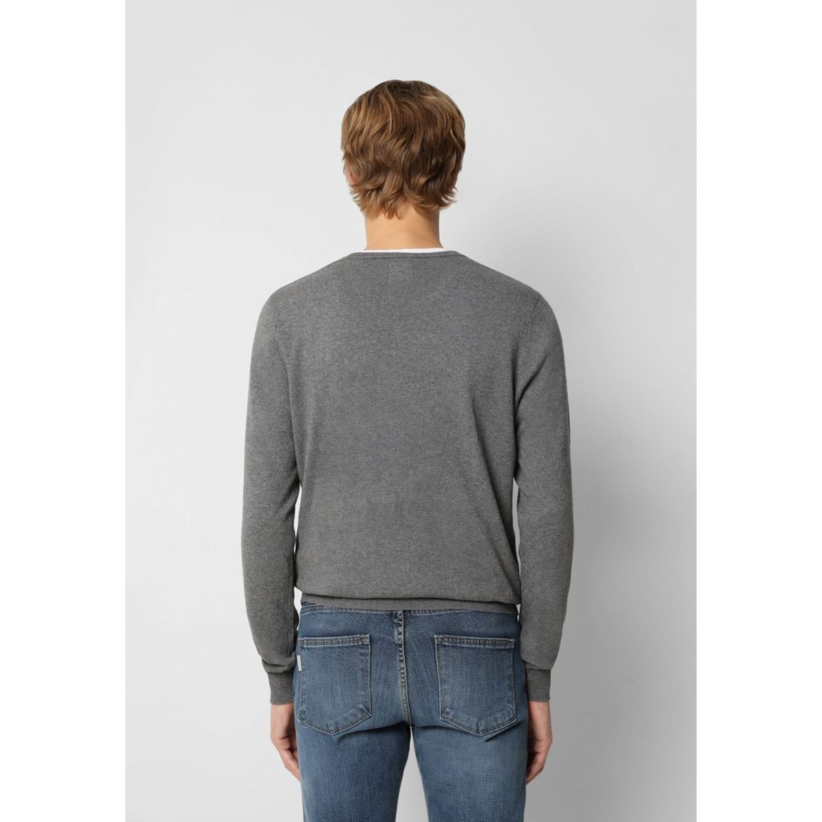 SCALPERS - Sweater Cuello En V Grey