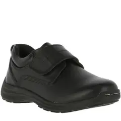 HUSH PUPPIES - Zapato Niño Cuero New Jungle Velcro Negro