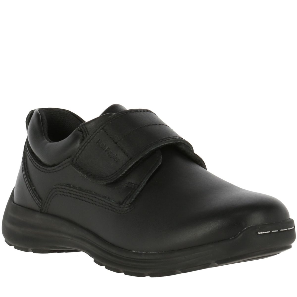HUSH PUPPIES - Zapato Niño Cuero New Jungle Velcro Negro HUSH PUPPIES