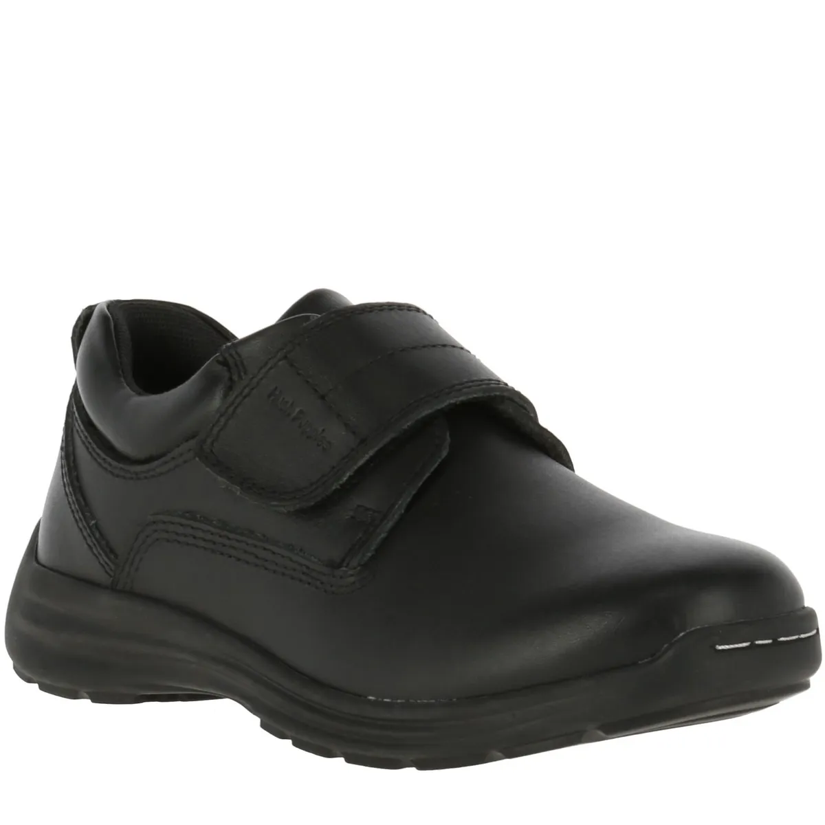 HUSH PUPPIES - Zapato Niño Cuero New Jungle Velcro Negro HUSH PUPPIES