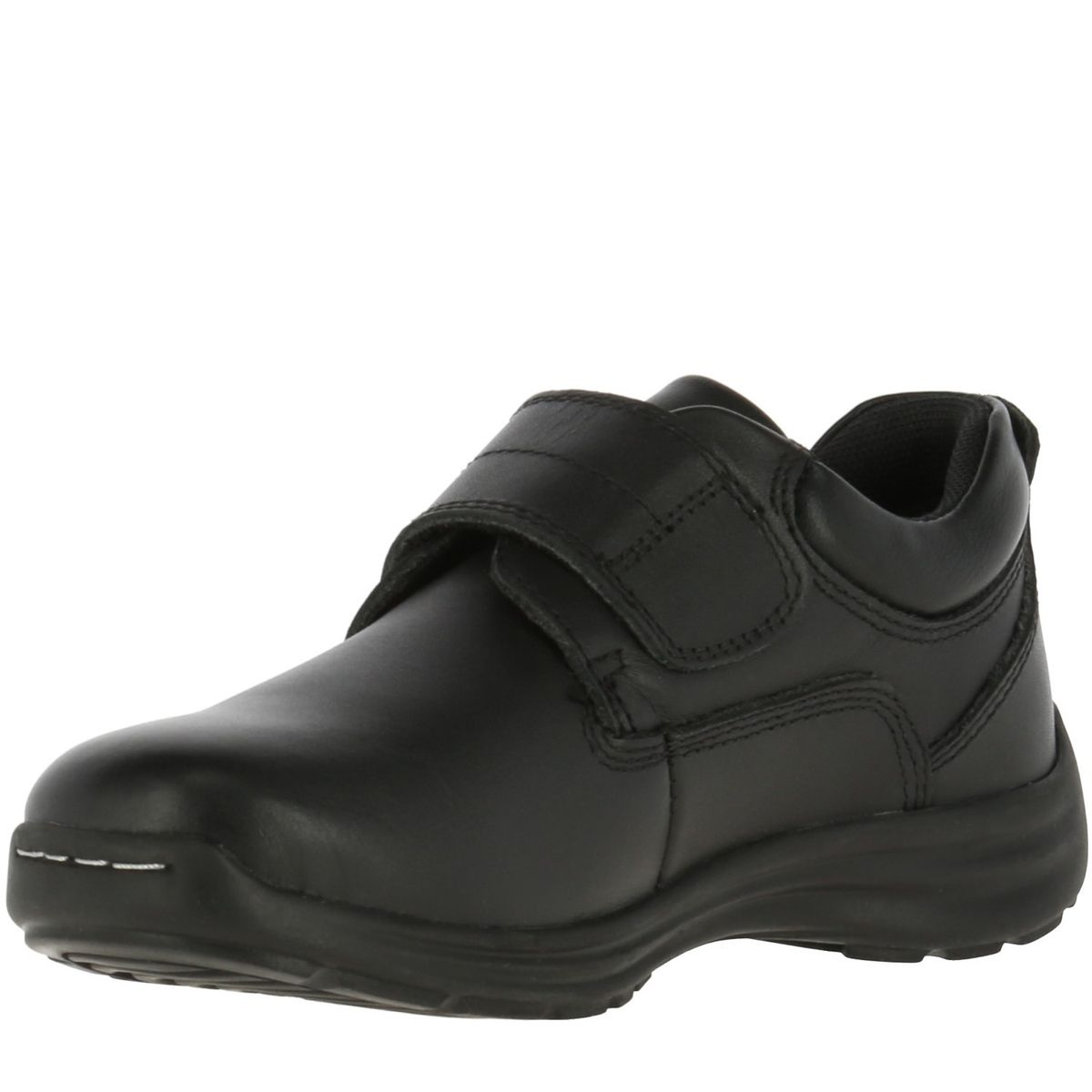 HUSH PUPPIES - Zapato Niño Cuero New Jungle Velcro Negro HUSH PUPPIES