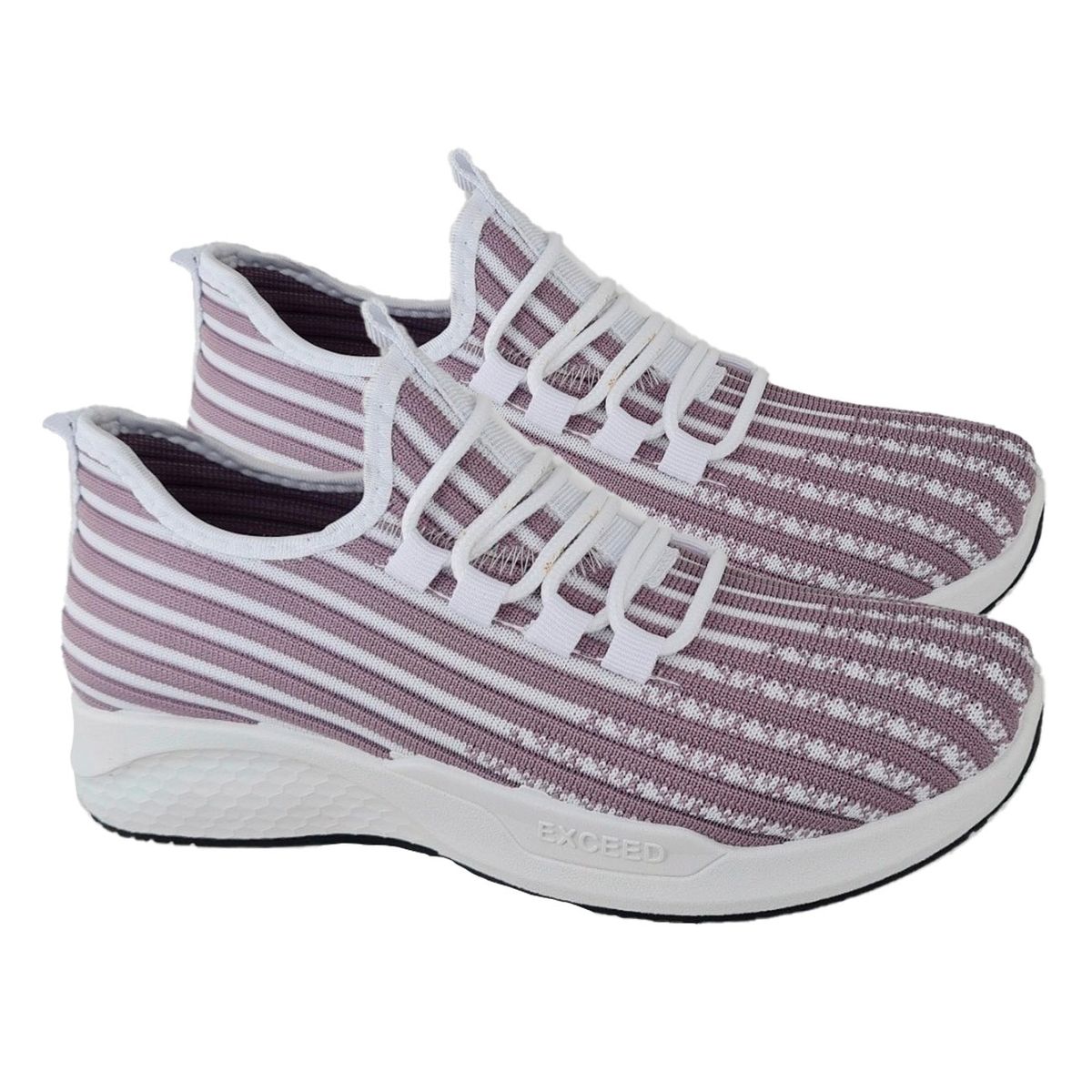 GENERICO - Zapatillas Ligeras Comodas Tendencia Gris Lila - 2105